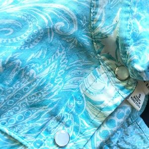 Banana Republic snap button collared shirt